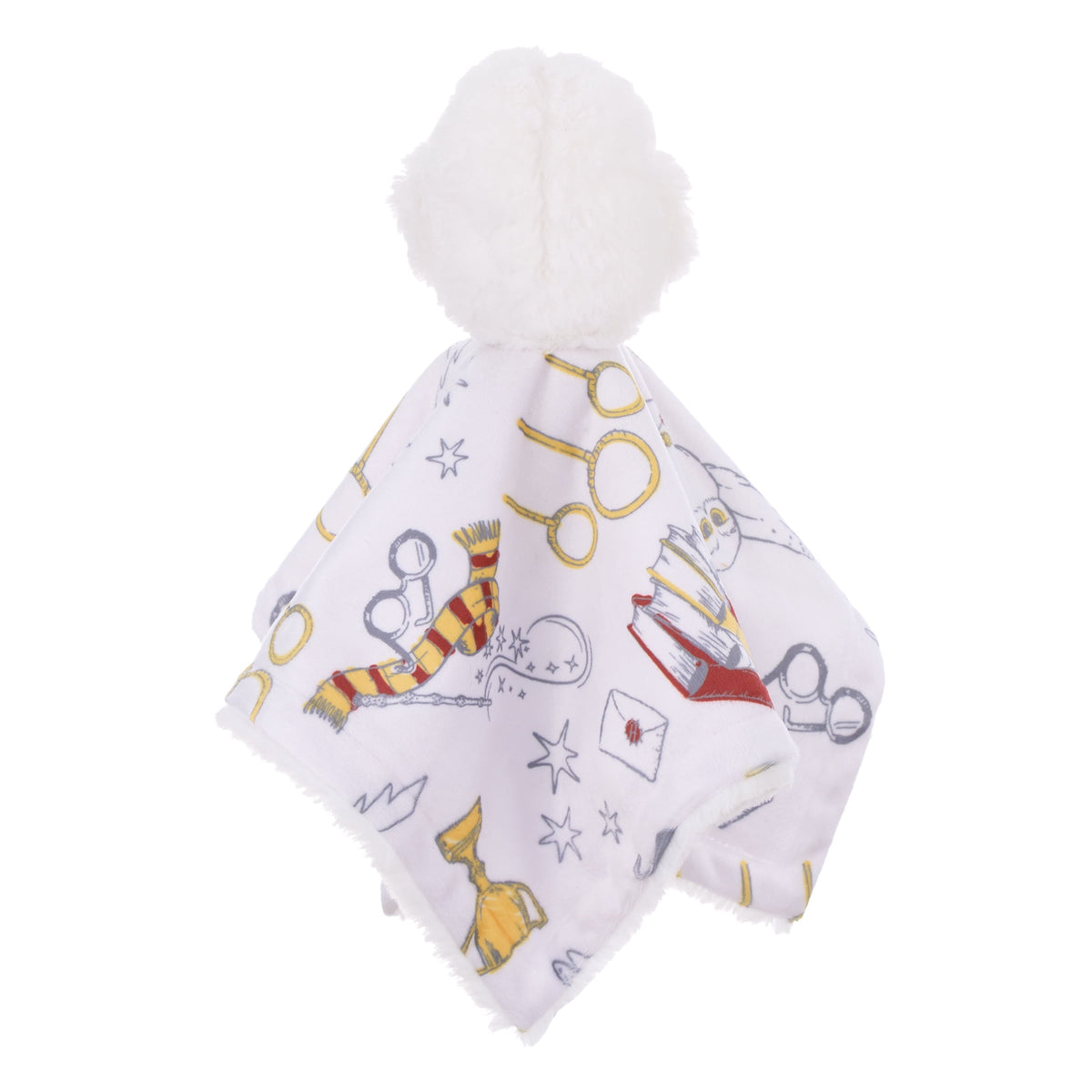 Warner Brothers Harry Potter Hedwig White Security Baby Blanket
