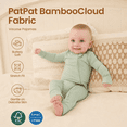 PatPat Baby Pajamas Bamboo Viscose Snug Fit Baby Sleepers 2-Way Zipper Footie Romper Bodysuit Baby Gifts Baby Boy Clothes Baby Girl Clothes 6-9M
