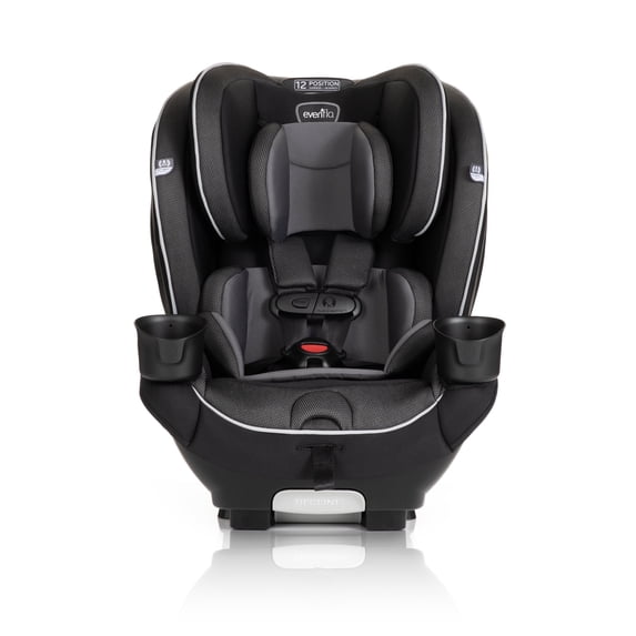 Evenflo EveryKid 3-in-1 Convertible Car Seat (Livingston Gray), Infant - 12 Years