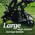 Graco Ready2Grow LX 2.0 Double Stroller Features Bench Seat and Standing Platform Options, Clark, Grey