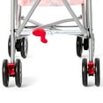 Parent's Choice Baby Umbrella Stroller with Adjustable Canopy, Compact Fold, 3-Point Harness, Pink Rainbow