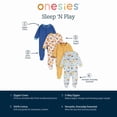 Onesies Brand Baby Boy Sleep 'N Plays Footed Pajamas, 4-Pack, Newborn - 6/9M
