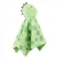 Hudson Baby Infant Boy Animal Face Security Blanket, Dino, One Size
