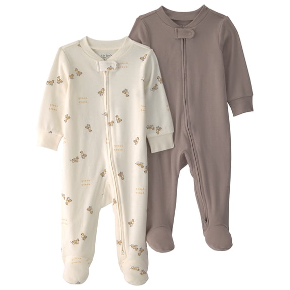 Carter's Child of Mine Baby Sleep N Play, 2-Pack, Sizes Preemie-6/9 Months
