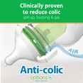 Dr. Brown's Anti-Colic Options+ Wide-Neck Glass Baby Bottle, 5oz, Slow Flow Nipple, BPA Free, 0m+, 2-Pack