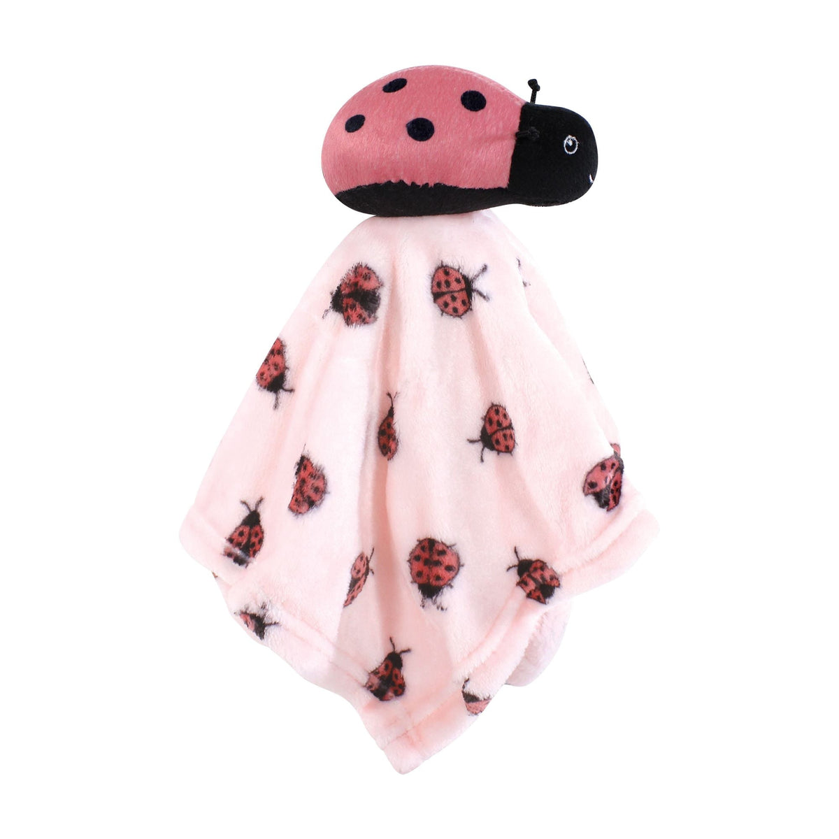 Hudson Baby Unisex Baby Animal Face Security Blanket, Butterfly 3-Pack, One Size