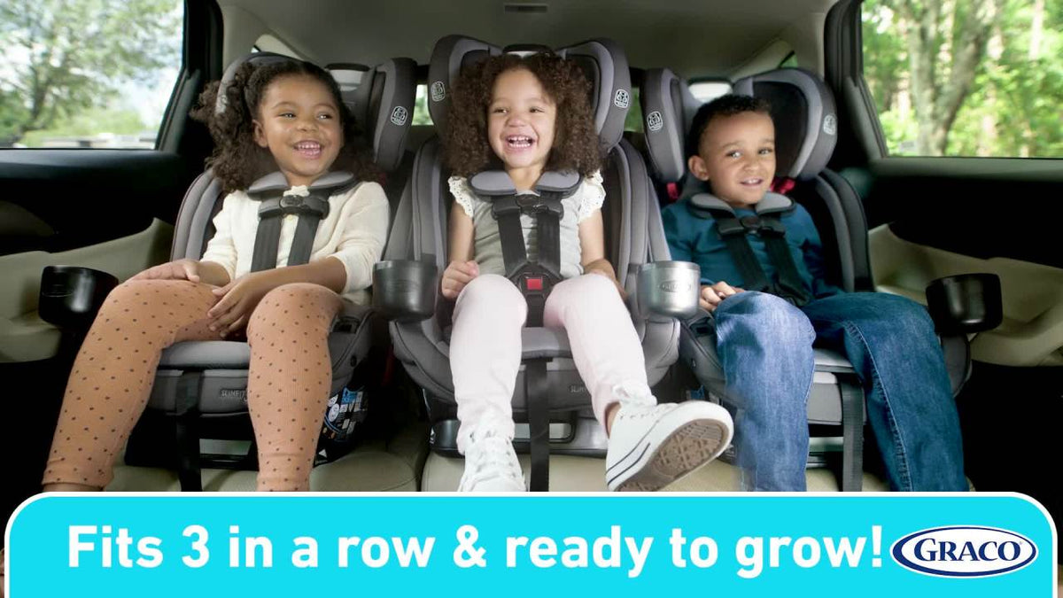 Graco SlimFit3 LX 3-in-1 Car Seat, Kunningham, Grey