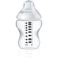 Tommee Tippee Closer to Nature Baby Bottle | Breast-Like Nipple with Anti-Colic Valve, BPA-free – 9-ounce, 4 Count