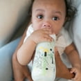 Dr. Brown's Natural Flow Anti-Colic Options+ Wide-Neck Baby Bottle, Dino Decos, 9oz/270ml, Level 1 Slow Flow, 0m+, 2 Pack