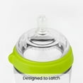 Comotomo Baby Bottle, Green, 8oz (2 Count)
