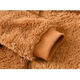 Infant Baby Fleece Jumpsuits Boys Girls Bear Ear Snowsuit Newborn Zip Up Long Sleeve Hooded Romper Warm Coat