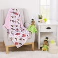 Disney Tiana Green and Yellow Security Baby Blanket