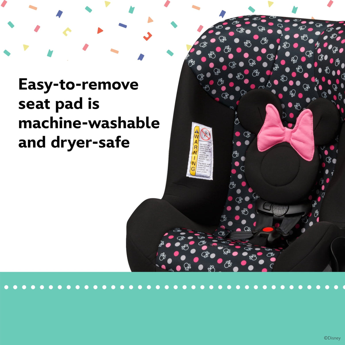 Disney Baby Scenera Extend Convertible Car Seat, Modern Minnie