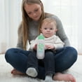 Dr. Brown's Anti-Colic Options+ Narrow Sippy Bottle Starter Kit, 8oz/250ml, Green, BPA Free, 6m+