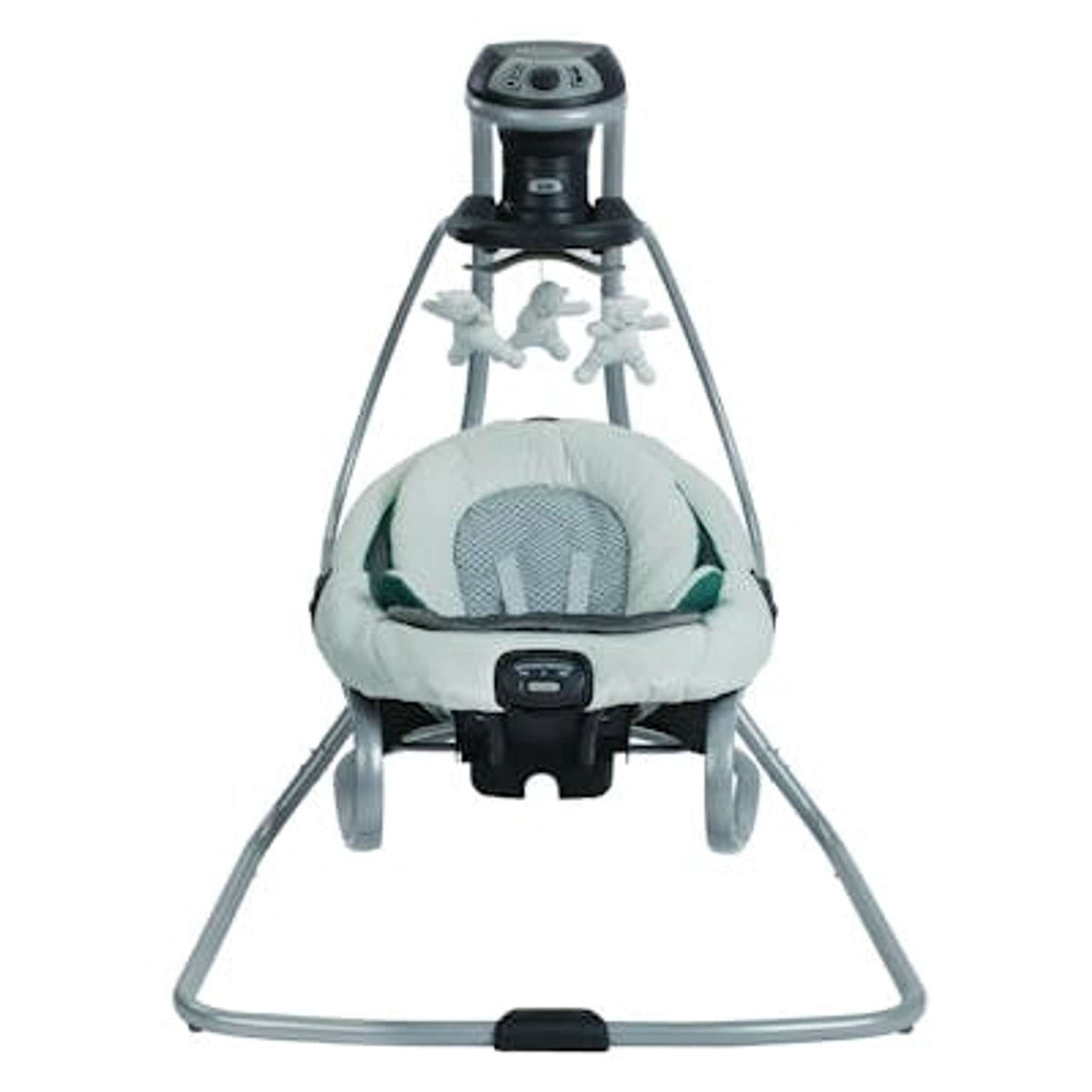 Graco DuetSoothe Baby Swing and Rocker with Portable Seat, Sapphire Green