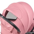Parent's Choice Quick Fold Baby Stroller, Full-Reclining Backrest, Compact Lightweight Design, Dusty Rose