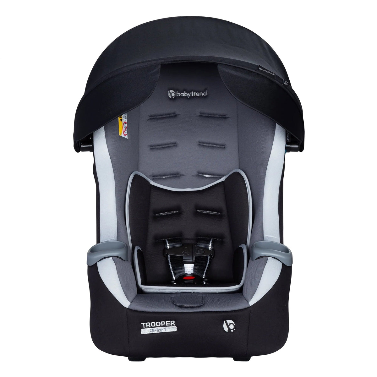 Baby Trend Trooper PLUS 3-in-1 Convertible Car Seat with Canopy for Sun Protection - Dash Twilight