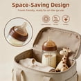 PPSU Baby Bottles, 3 Pack, 8.1 oz or 5.4 oz Wide Neck Feeding Bottles with Handles and Silicone Nipples