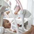 Ingenuity Soothe 'N Delight 6-Speed Portable Baby Swing with Music - Flora the Unicorn (Pink)