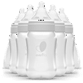 Evenflo Balance + Wide Neck BPA-Free Plastic Baby Bottles - 9oz, Clear, 6ct