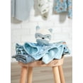 Modern Moments by Gerber Baby & Toddler Girl or Boy Plush Security Blanket, Blue Fox