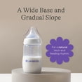 Lansinoh Anti-Colic Baby Bottles, BPA-Free Plastic, 5oz, 3pk, Slow Flow Nipples (Size S), Breastfeeding Bottle, NaturalWave Design, Baby Essentials