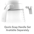 Nanobebe Anti-Colic Flexy Silicone Baby Bottles | Teal, 9 oz, 3 Pack