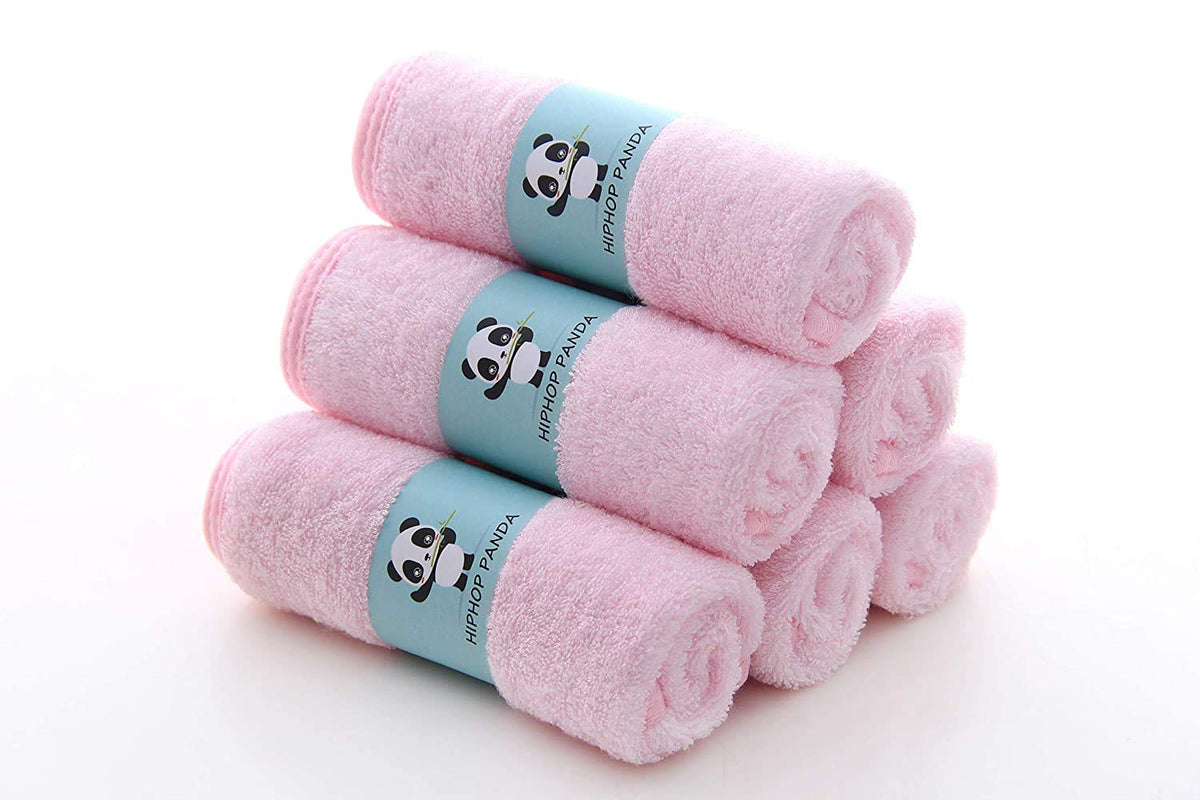 HIPHOP PANDA Soft Baby Washcloths, 2-Layer, 30 Pack Newborn Gift Set