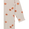 Modern Moments by Gerber Neutral Two-Way Zip Halloween Viscose Sleep ´N Play Footed Pajama , Sizes Newborn - 6/9 Months