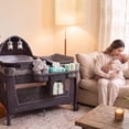 Baby Trend Simply Smart 2.0 Nursery Center Playard with Napper, Changer, Bassinet and Travel Bag, Shale Grey