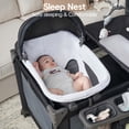 Pamo Babe 4-in-1 Baby Playard with Bassinet & Changing Table for Newborn