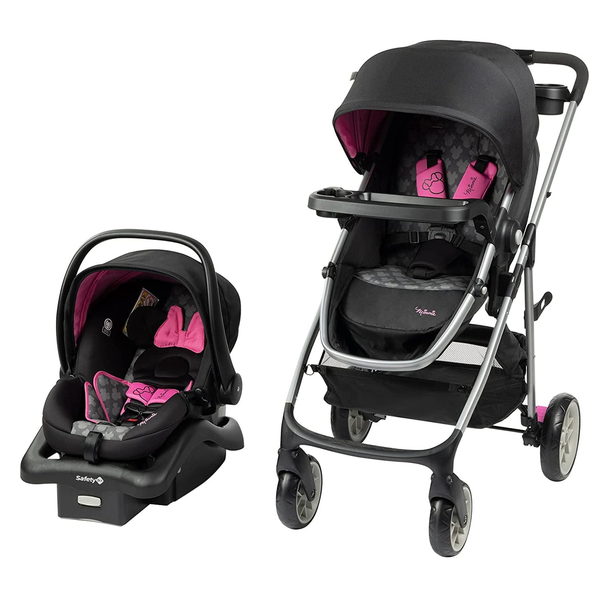 Disney Baby Minnie Mouse Grow and Go Modular Travel System, Simply Minnie, Toddler, Unisex