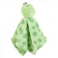 Hudson Baby Infant Boy Animal Face Security Blanket, Dino, One Size