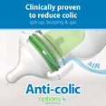 Dr. Brown's Anti-Colic Options + Wide-Neck Baby Bottle, 9 oz/270 ml, Level 1 Slow Flow, 0m +, 2-Pack