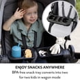 Evenflo Transformer Stroller to Wagon Travel System Featuring LiteMax NXT Infant Car Seat (Fog Gray)