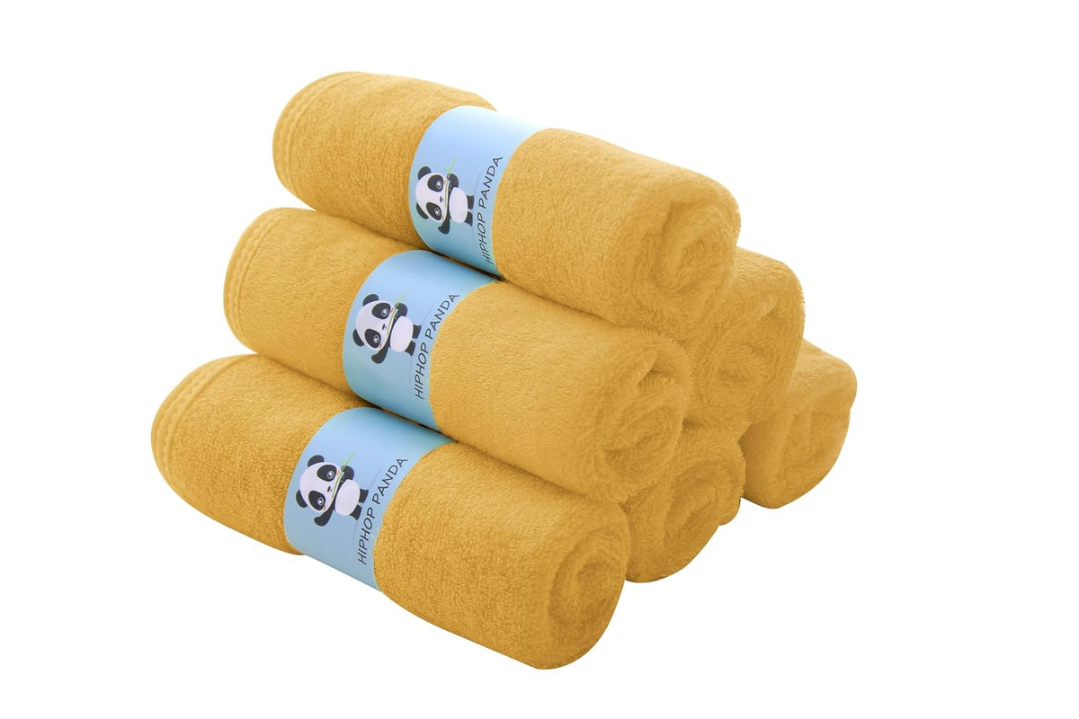 HIPHOP PANDA Soft Baby Washcloths, 2-Layer, 30 Pack Newborn Gift Set