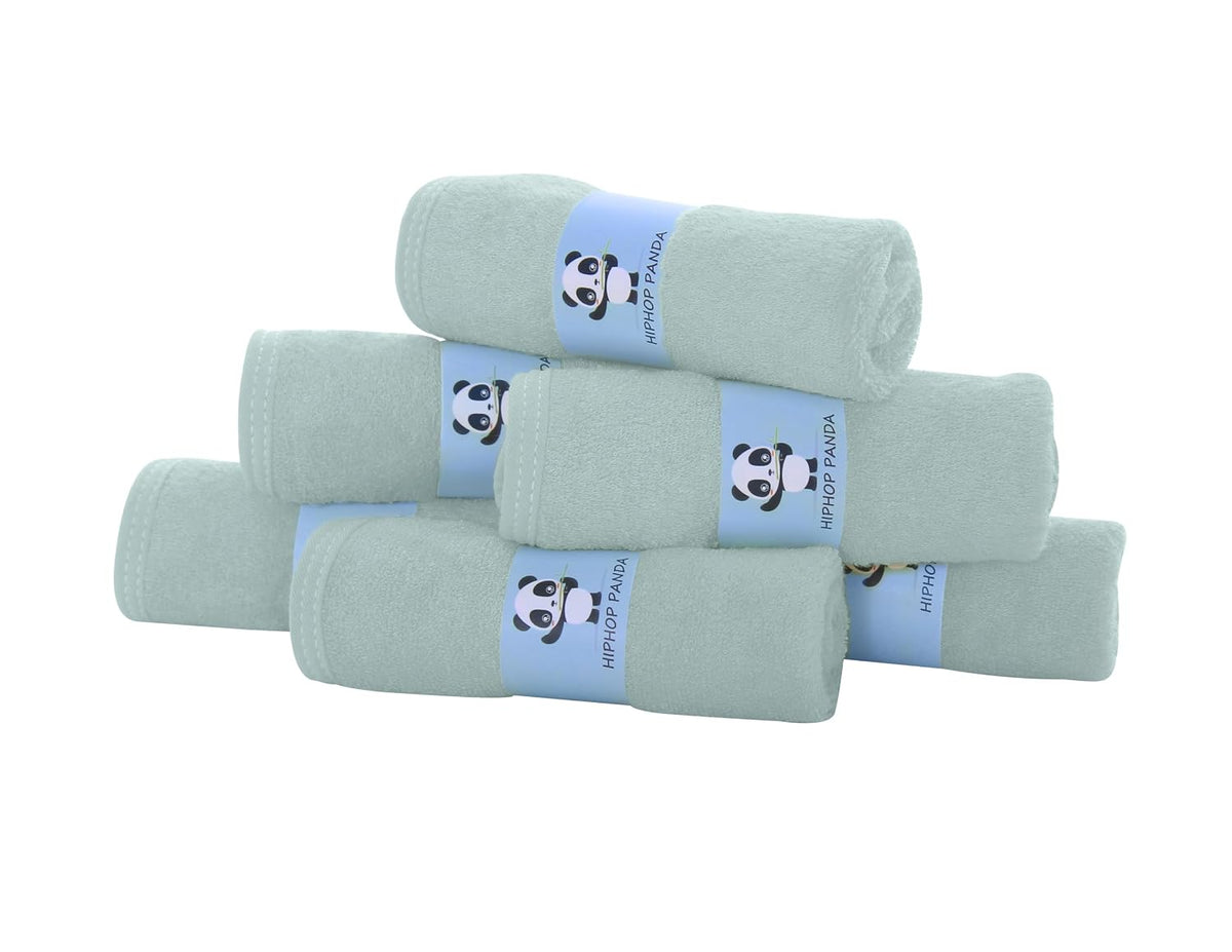 HIPHOP PANDA Soft Baby Washcloths, 2-Layer, 30 Pack Newborn Gift Set