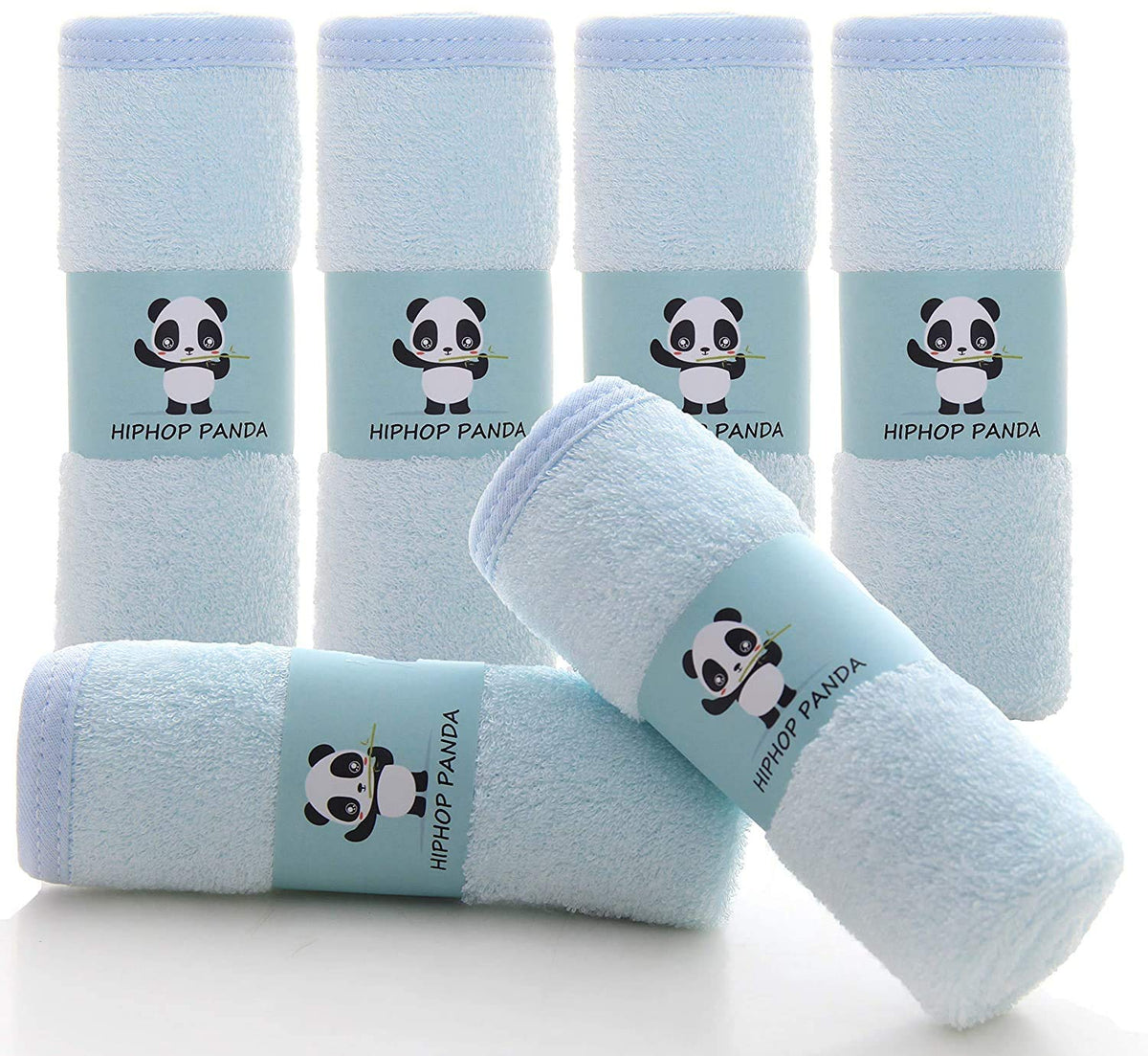 HIPHOP PANDA Soft Baby Washcloths, 2-Layer, 30 Pack Newborn Gift Set