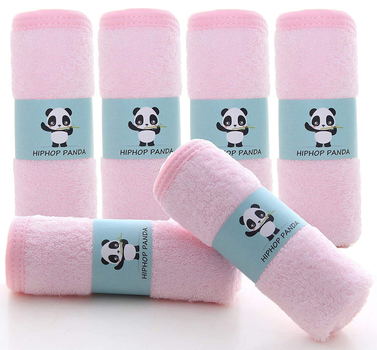 HIPHOP PANDA Soft Baby Washcloths, 2-Layer, 30 Pack Newborn Gift Set