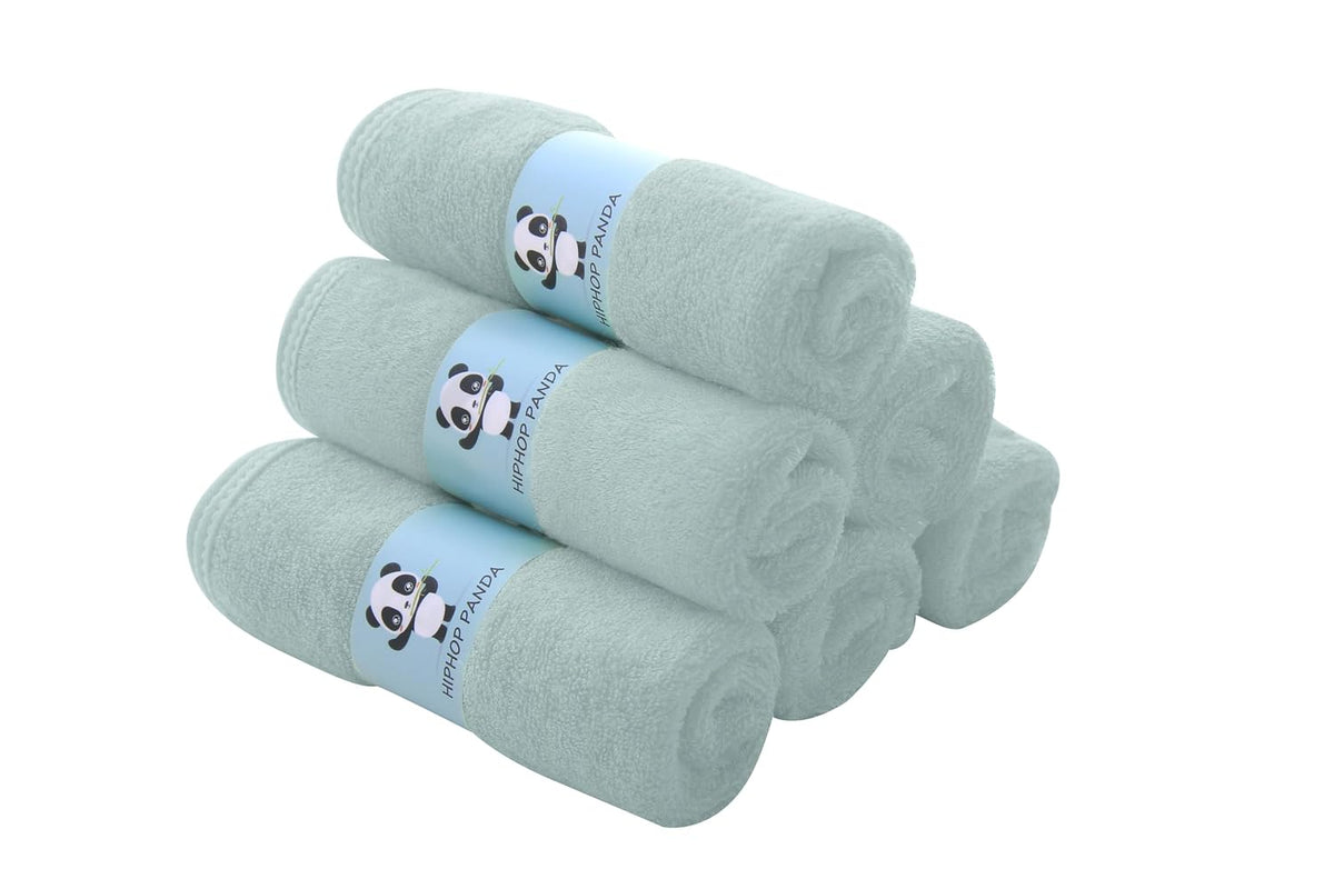 HIPHOP PANDA Soft Baby Washcloths, 2-Layer, 30 Pack Newborn Gift Set