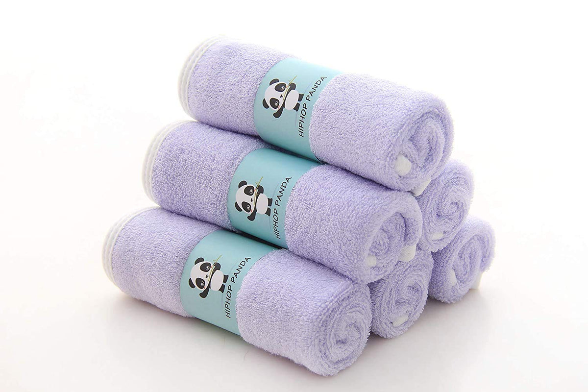 HIPHOP PANDA Soft Baby Washcloths, 2-Layer, 30 Pack Newborn Gift Set