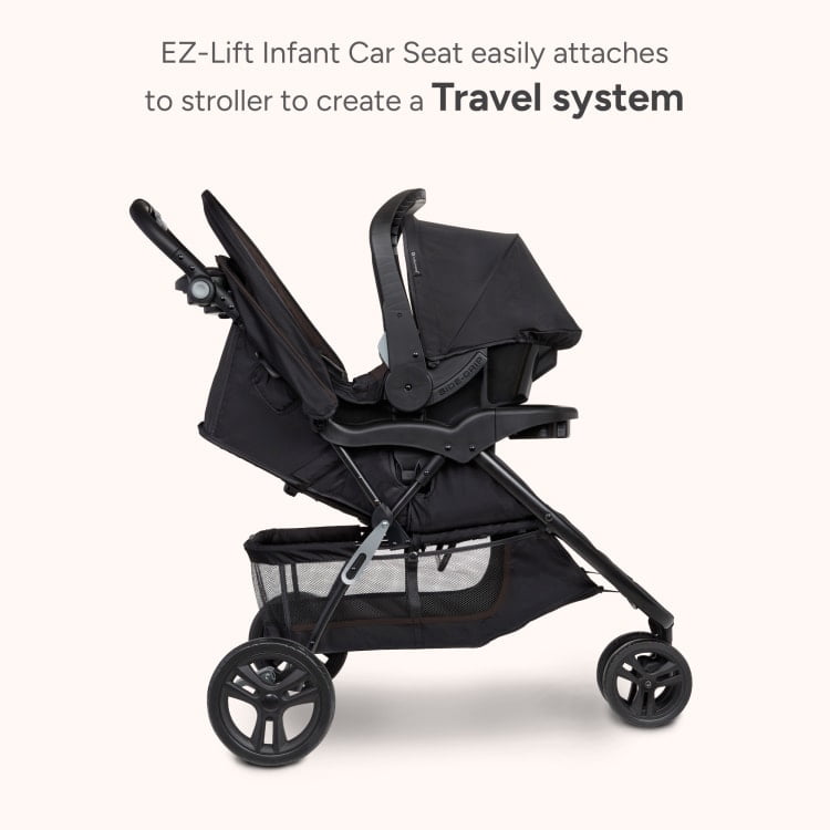 Baby Trend EZ Ride Travel System (with EZ-Lift™ Infant Car Seat) - Dash Cocoa