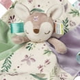 Taggies Soothing Sensory Stuffed Animal Security Blanket, Flora Fawn, 13 x 13-Inches