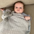 Grey Elephant Xl Security Blanket