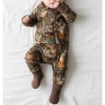 ATAIKU 3-24M Newborn Baby Zipper Footless Pajamas Bamboo Long Sleeve Footed Sleepers Sleep 'N Play for Infant Toddler Boys - Brown Deer