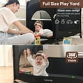 Babyeap 5-in-1 Baby Bassinet with Playard Mode & Changing Table, Bedside Sleeper for Newborns and Infants, Black