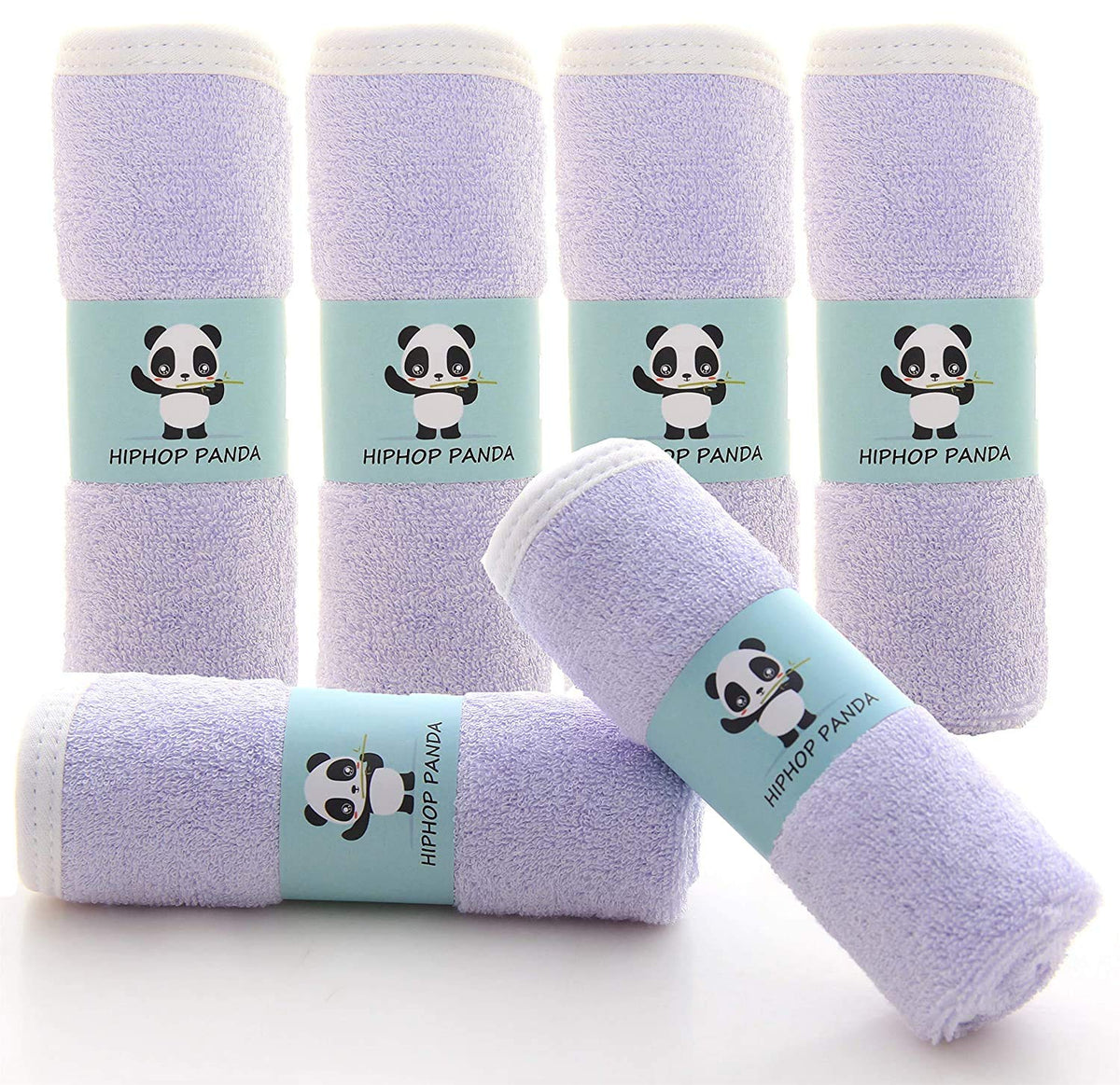 HIPHOP PANDA Soft Baby Washcloths, 2-Layer, 30 Pack Newborn Gift Set
