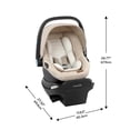 Evenflo Shyft Intuiti+ Travel System Featuring Revolve180 LiteMax NXT Preemie and Infant Car Seat with SensorySoothe and Green & Gentle (Champagne)