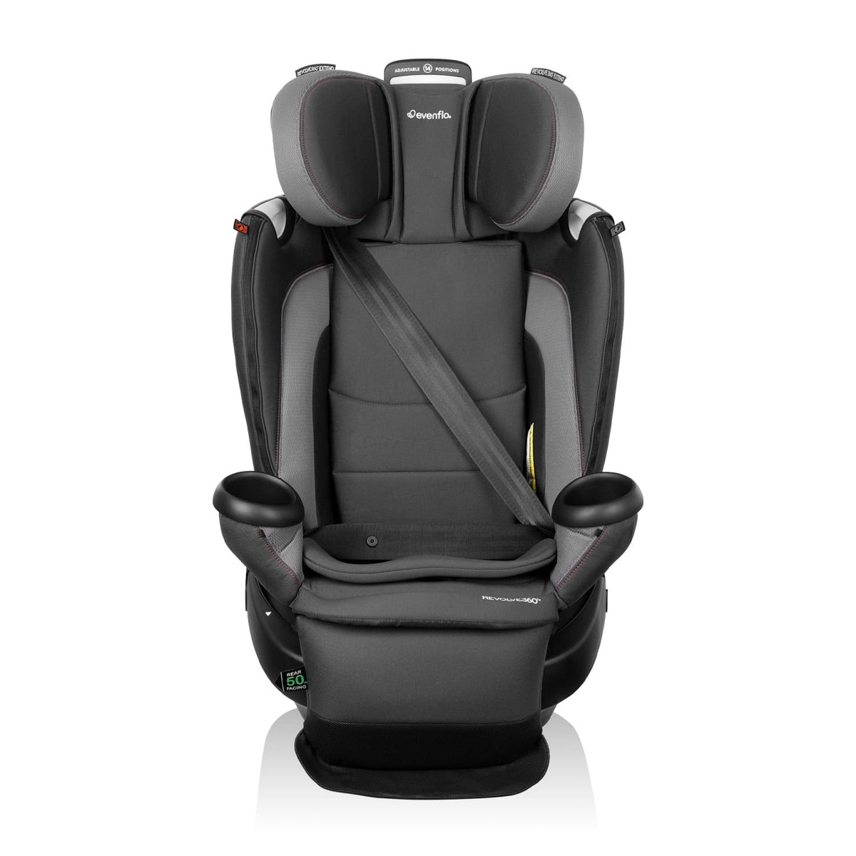 Revolve360 Extend All-in-One Rotational Car Seat with Quick Clean Cover (Rowe Pink)