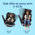 Graco EasyTurn 360 2-in-1 Convertible Car Seat, Solae, Grey